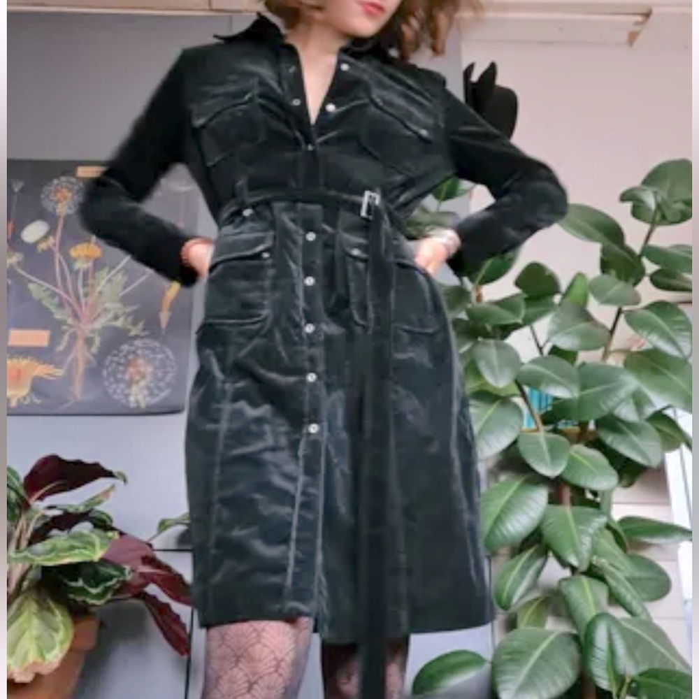 PEDRO DEL HIERRO VELVET DRESS
